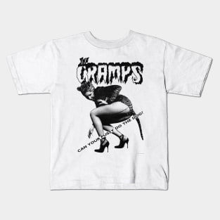 The Cramps - Black and White Design Kids T-Shirt